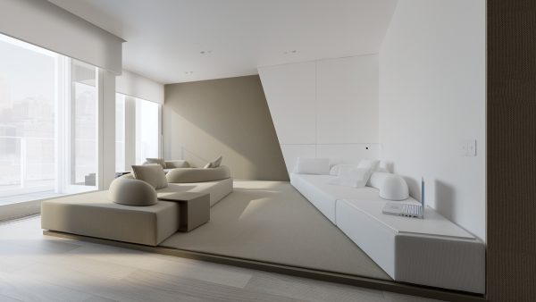 40个极简主义风格的客厅设计
