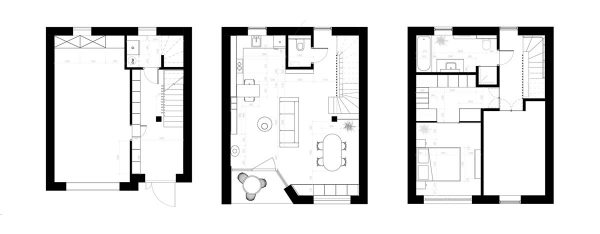 轻松舒适的114平米复式公寓设计
