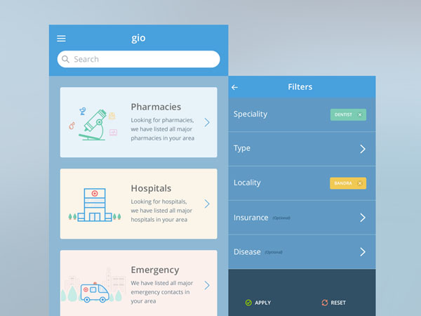 35个医疗APP应用UI设计