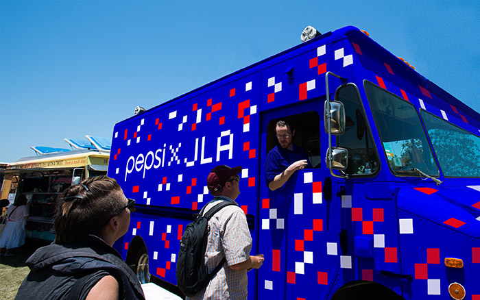 Pepsi X JLA饮料包装设计