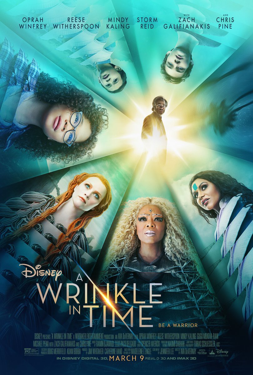 电影海报欣赏：时间的皱折 A Wrinkle in Time