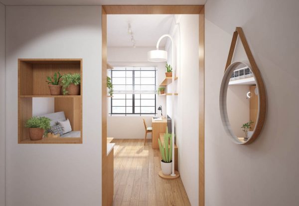 4个小户型公寓的精巧空间利用