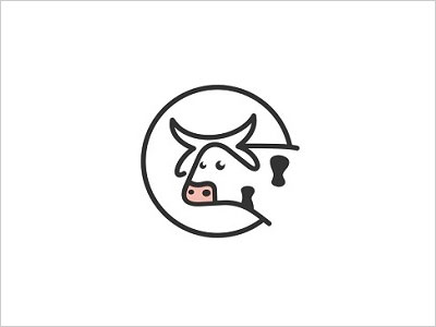 25款奶牛logo设计作品