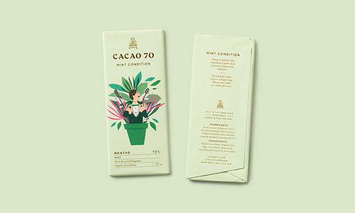 Cacao 70巧克力包装设计