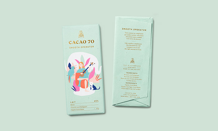 Cacao 70巧克力包装设计