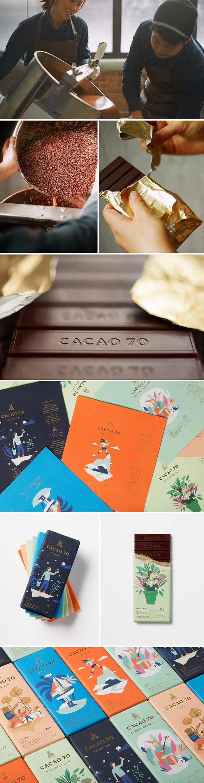 Cacao 70巧克力包装设计