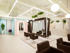 韩国Mode Hair发廊空间设计