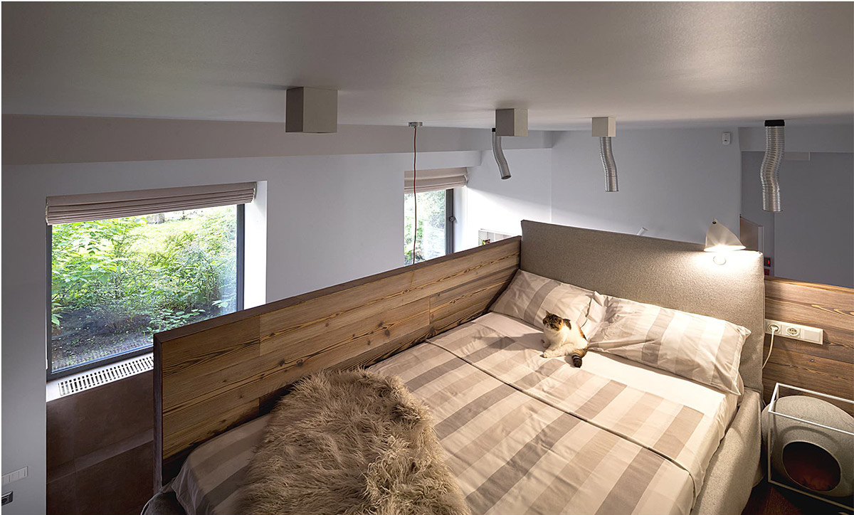 节省空间的阁楼床：3个小户型装修设计