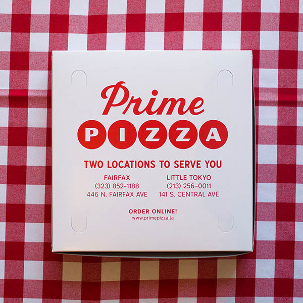 洛杉矶知名披萨店Prime Pizza品牌形象设计