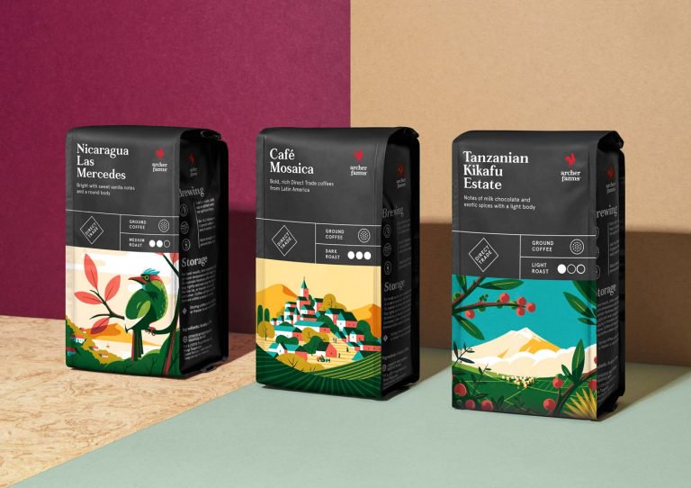 Archer Farms Coffee咖啡品牌和包装设计