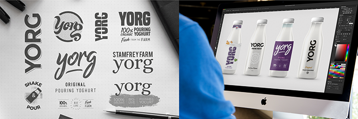 YORG酸奶品牌视觉形象设计
