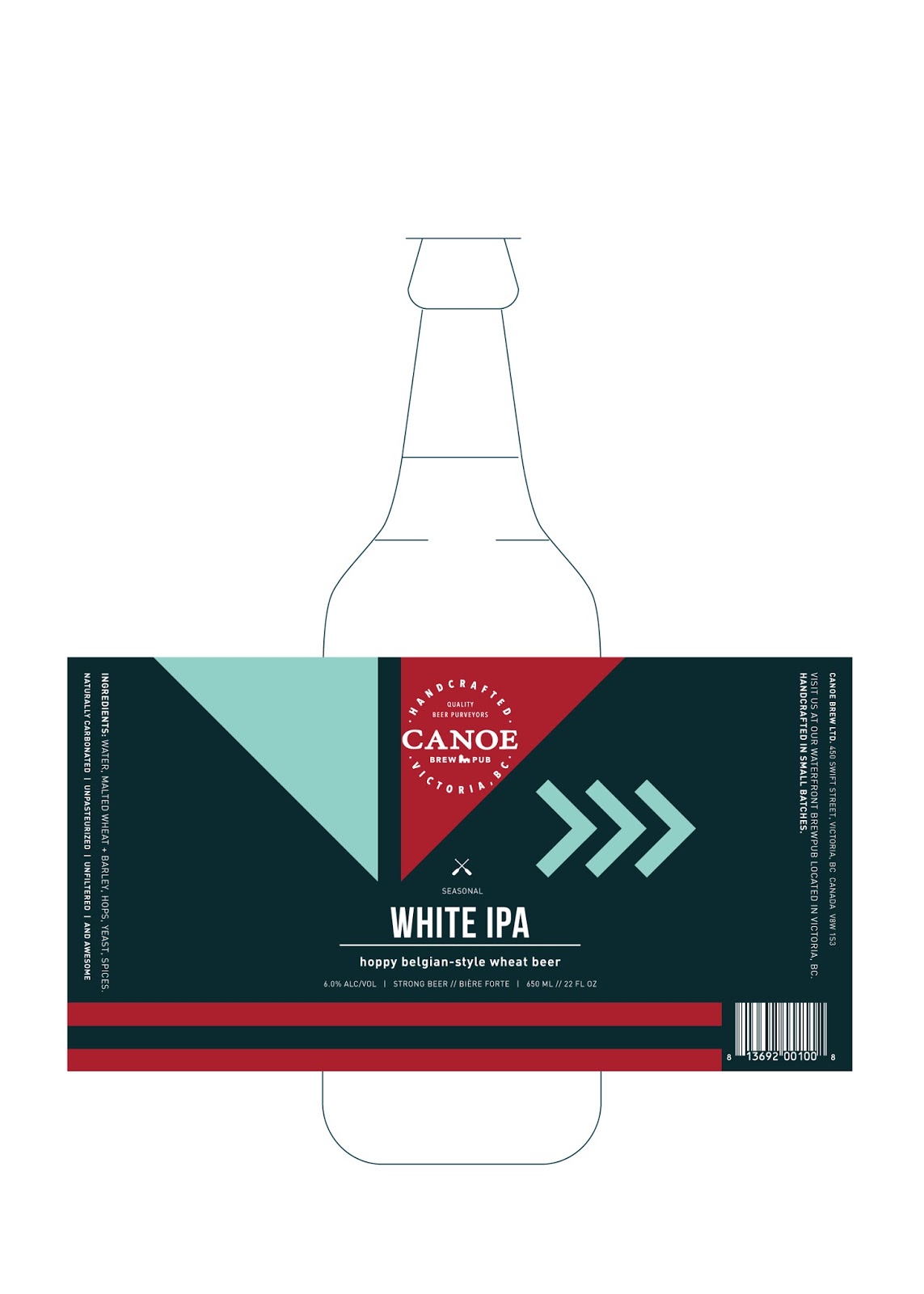 Canoe Brewpub啤酒包装设计