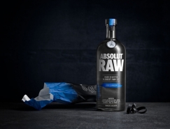 Absolut RAW伏特加包装设计